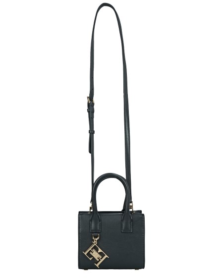 Shop ELISABETTA FRANCHI  Borsa: Elisabetta Franchi mini shopper con tracolla.
Mini shopper in materiale sintetico effetto nappa con doppio manico, tracolla staccabile e chiusura a patta interna. 
Accessorio in metallo dorato.
Dimensioni: 16 x 14 x 8 cm.
Composizione: 55% Poliestere 45% Poliuretano.
Fabbricato in Italia.. BS32A37E2-110